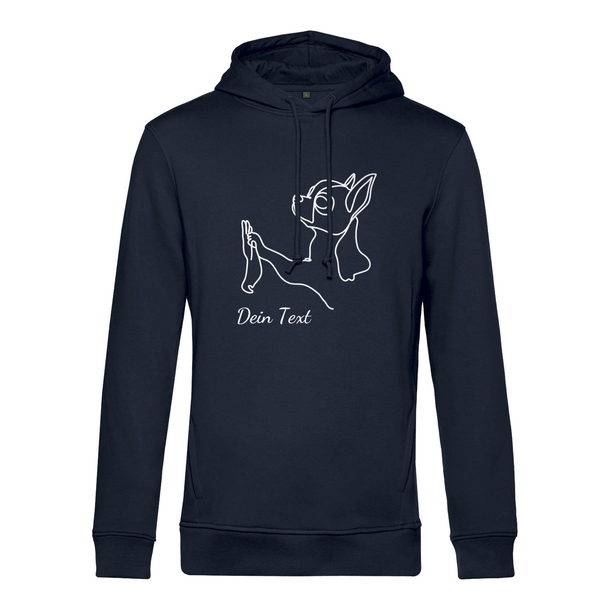 Chihuahua Team - Bio-Hoodie für Herren-Dein Wunschtext