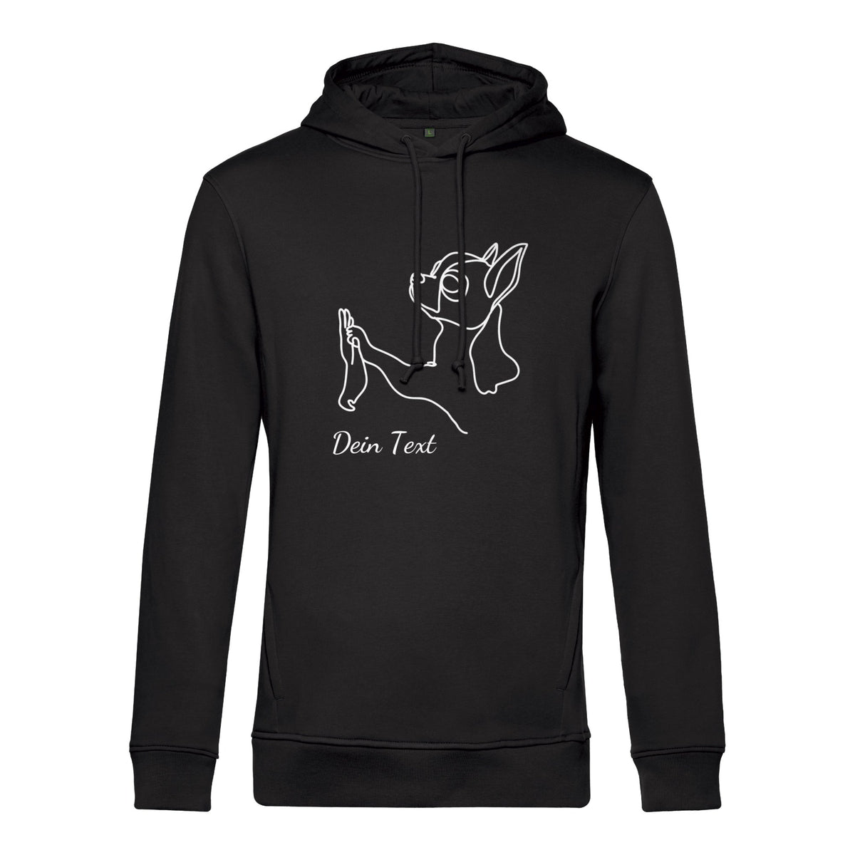 Chihuahua Team - Bio-Hoodie für Herren-Dein Wunschtext