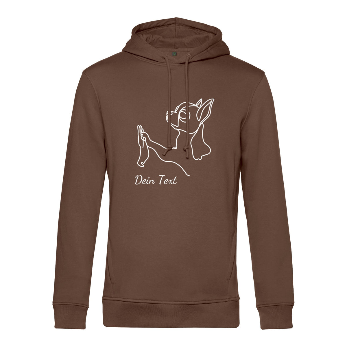 Chihuahua Team - Bio-Hoodie für Herren-Dein Wunschtext