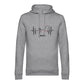 Lebenslinie - Bio-Hoodie für Herren | Personalisiert