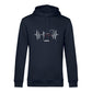 Lebenslinie - Bio-Hoodie für Herren | Personalisiert