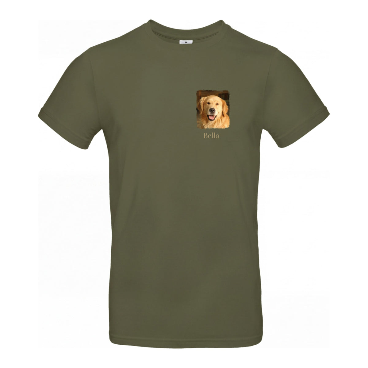 Hunde T-Shirt für Herren mit Foto & Name | Personalisiert