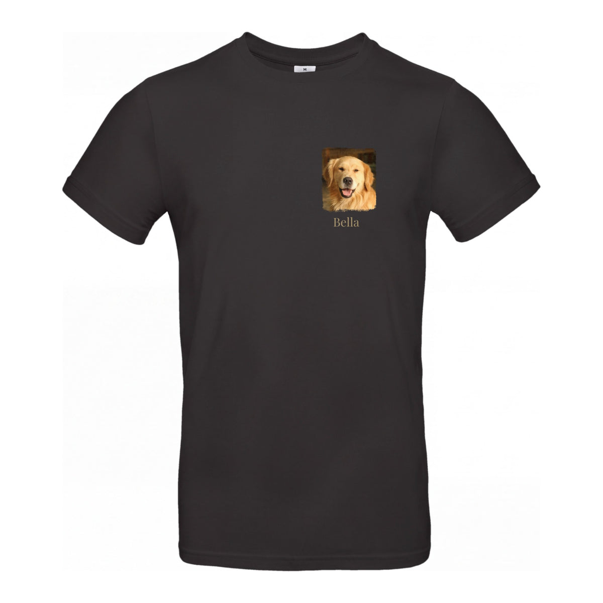 Hunde T-Shirt für Herren mit Foto & Name | Personalisiert