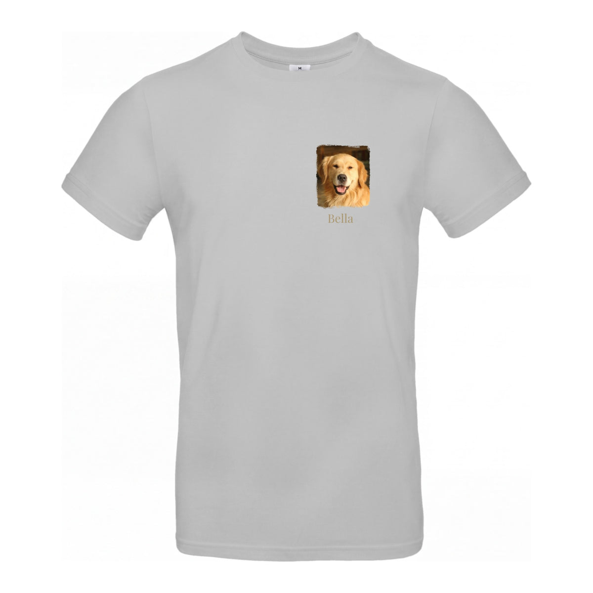Hunde T-Shirt für Herren mit Foto & Name | Personalisiert