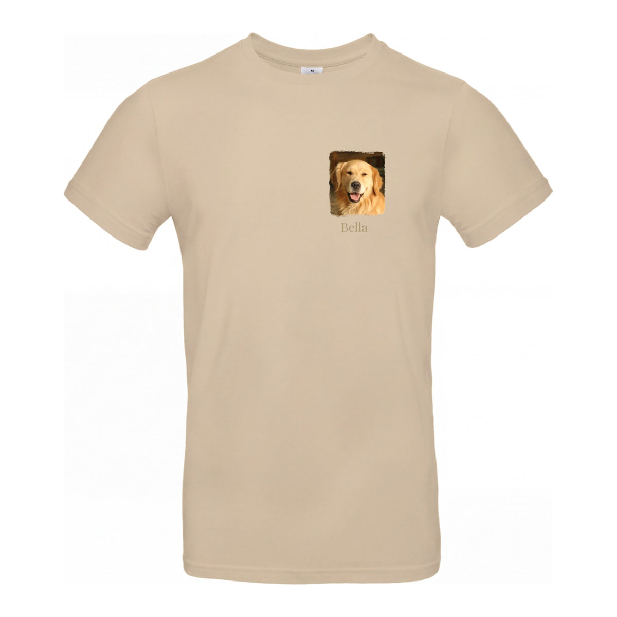 Hunde T-Shirt für Herren mit Foto & Name | Personalisiert