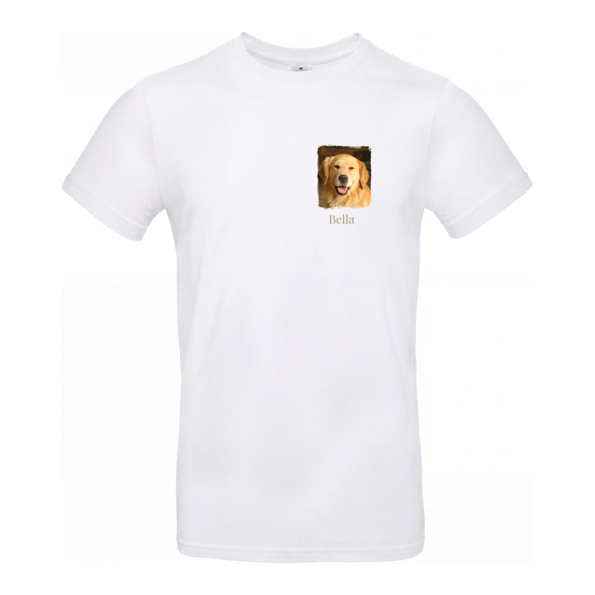 Hunde T-Shirt für Herren mit Foto & Name | Personalisiert