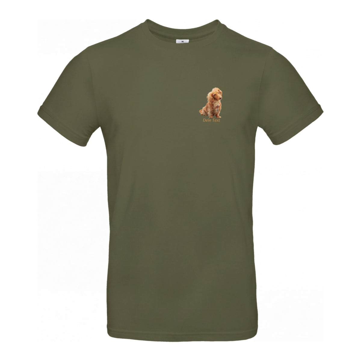 Personalisiertes Hunde T-Shirt für Herren mit Foto | Brustdruck