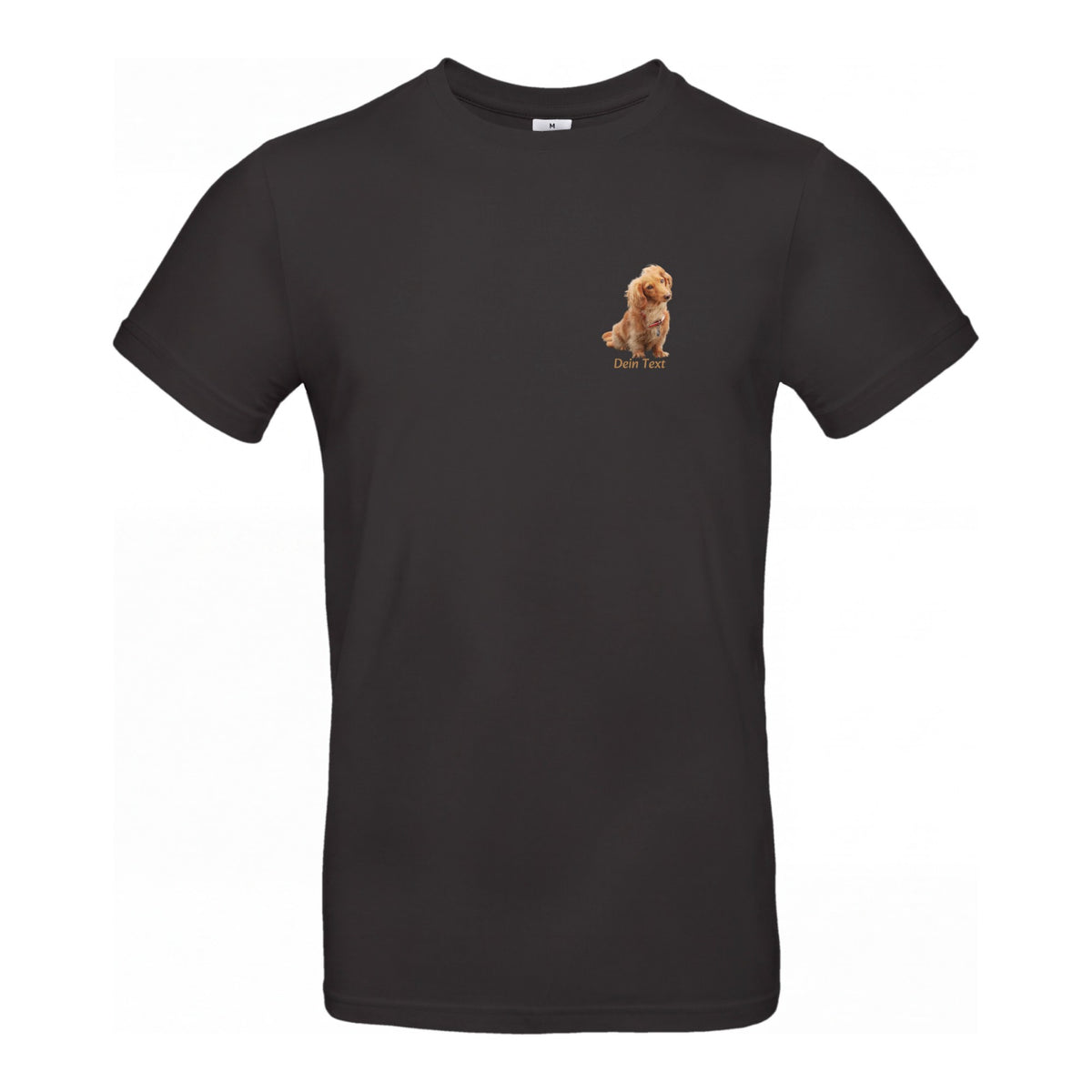 Personalisiertes Hunde T-Shirt für Herren mit Foto | Brustdruck
