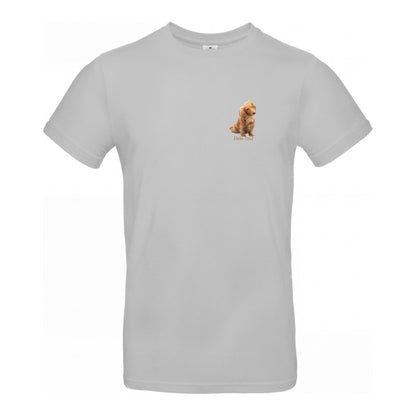Personalisiertes Hunde T-Shirt für Herren mit Foto | Brustdruck