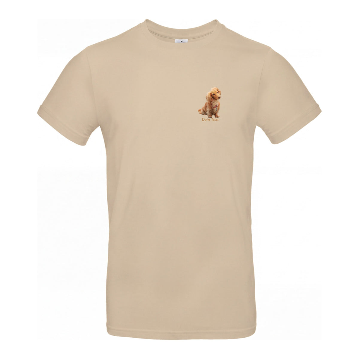 Personalisiertes Hunde T-Shirt für Herren mit Foto | Brustdruck