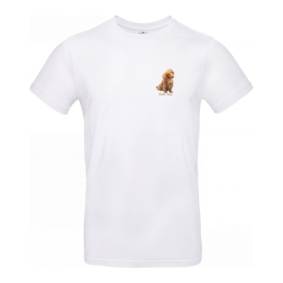 Personalisiertes Hunde T-Shirt für Herren mit Foto | Brustdruck
