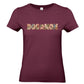 DOG MOM Damen T-Shirt – Liebe auf vier Pfoten im Patchwork-Look