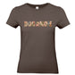 DOG MOM Damen T-Shirt – Liebe auf vier Pfoten im Patchwork-Look
