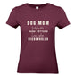 Dog Mom Lieblingshobby – personalisierbares T-Shirt