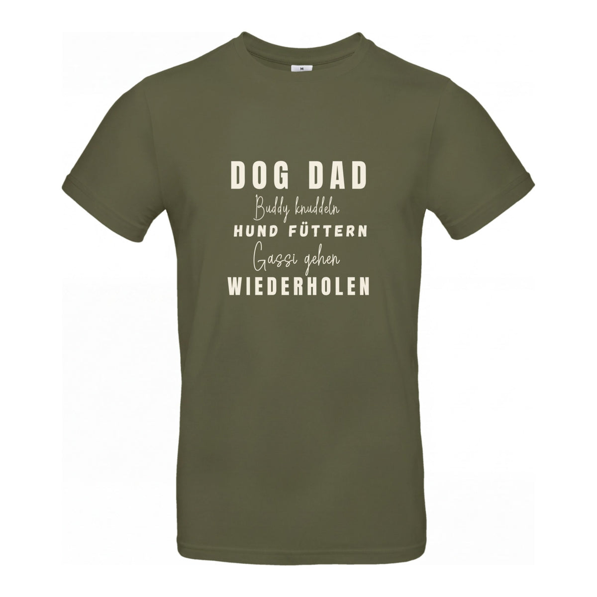 Dog Dad Lieblingshobby – personalisierbares T-Shirt