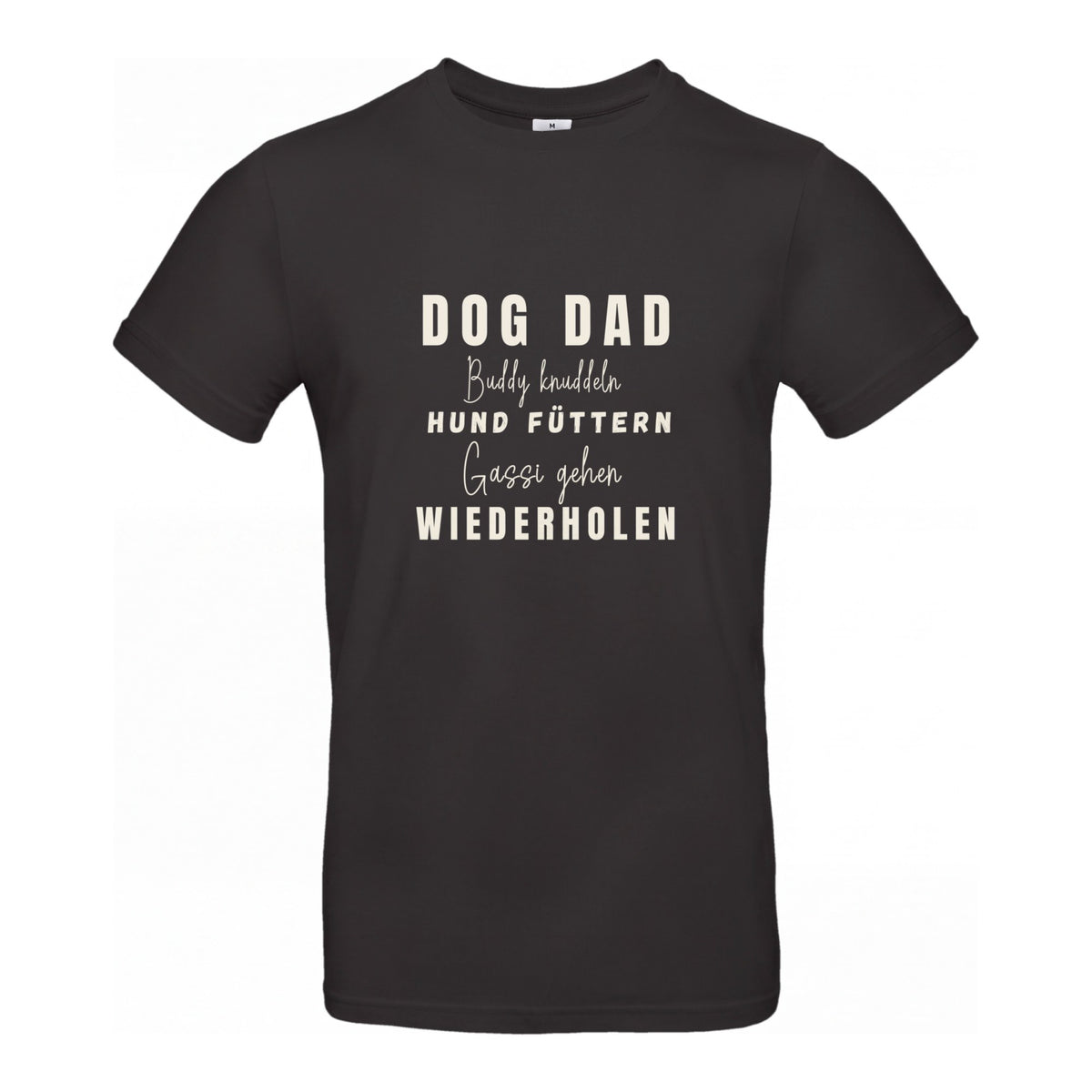 Dog Dad Lieblingshobby – personalisierbares T-Shirt