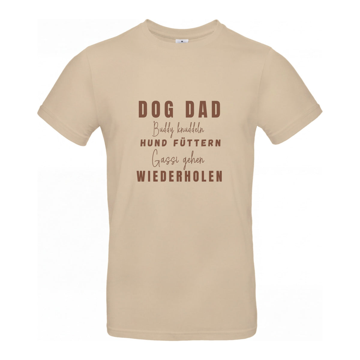 Dog Dad Lieblingshobby – personalisierbares T-Shirt