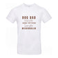 Dog Dad Lieblingshobby – personalisierbares T-Shirt