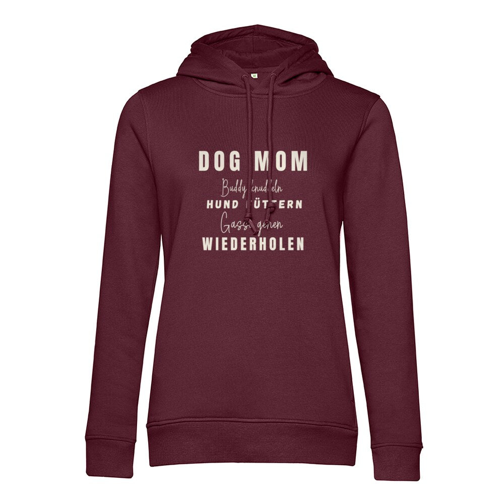 Dog Mom Lieblingshobby – personalisierbarer Damen-Hoodie