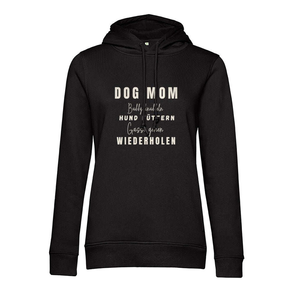 Dog Mom Lieblingshobby – personalisierbarer Damen-Hoodie