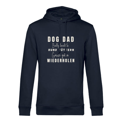 Dog Mom Lieblingshobby – personalisierbarer Herren Bio-Hoodie