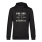 Dog Mom Lieblingshobby – personalisierbarer Herren Bio-Hoodie