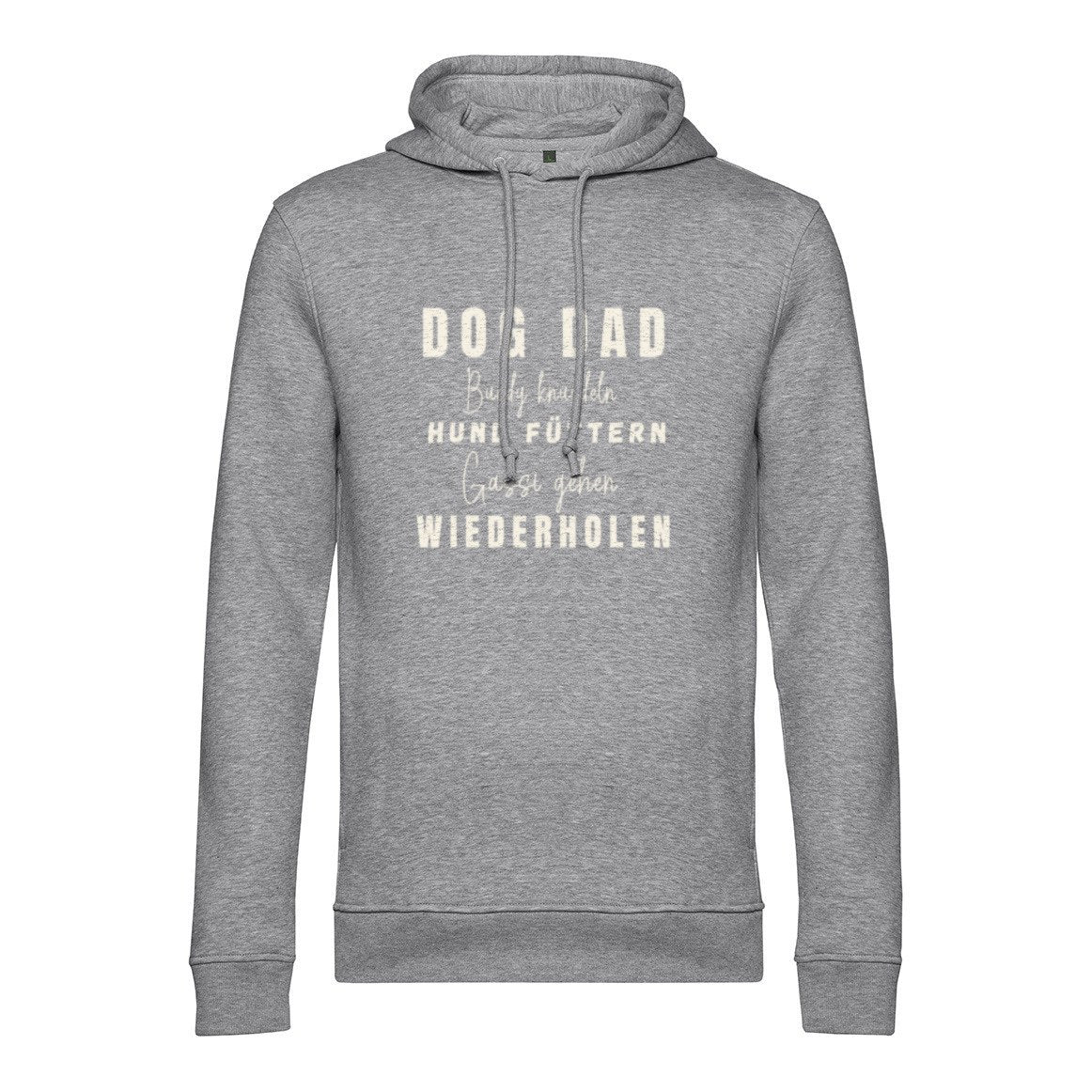 Dog Mom Lieblingshobby – personalisierbarer Herren Bio-Hoodie