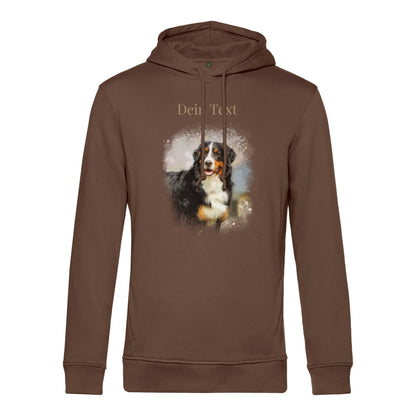 Personalisiertes Hunde Bio-Hoodie für Herren mit Foto