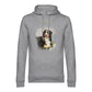 Personalisiertes Hunde Bio-Hoodie für Herren mit Foto