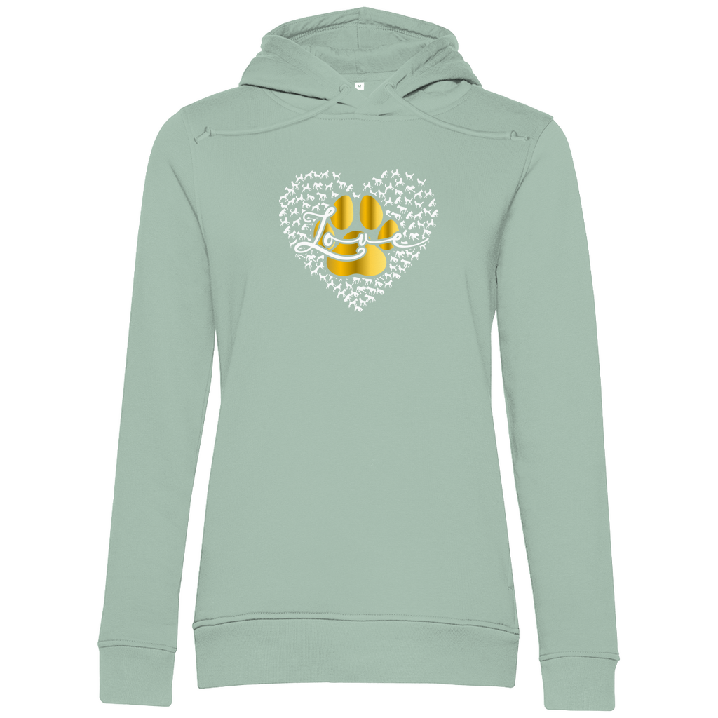 Love Dog - Bio-Hoodie für Damen