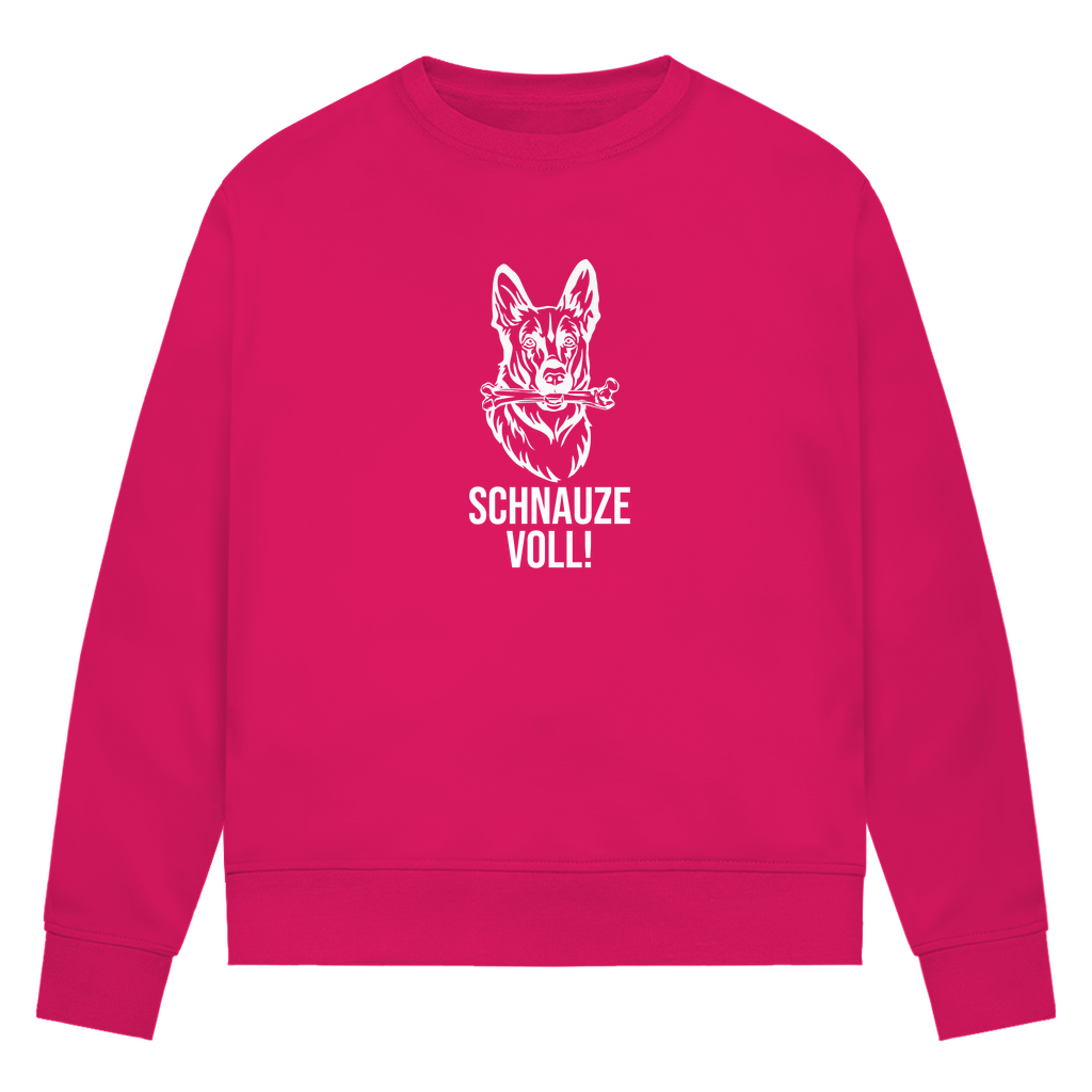 Schnauze Voll - Bio-Sweatshirt für Damen