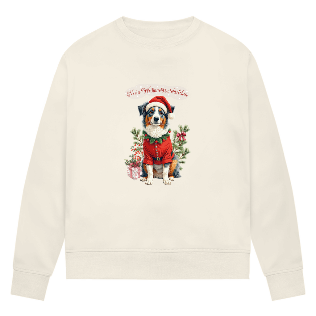 Weihnachtswichteln - Bio-Sweatshirt für Damen