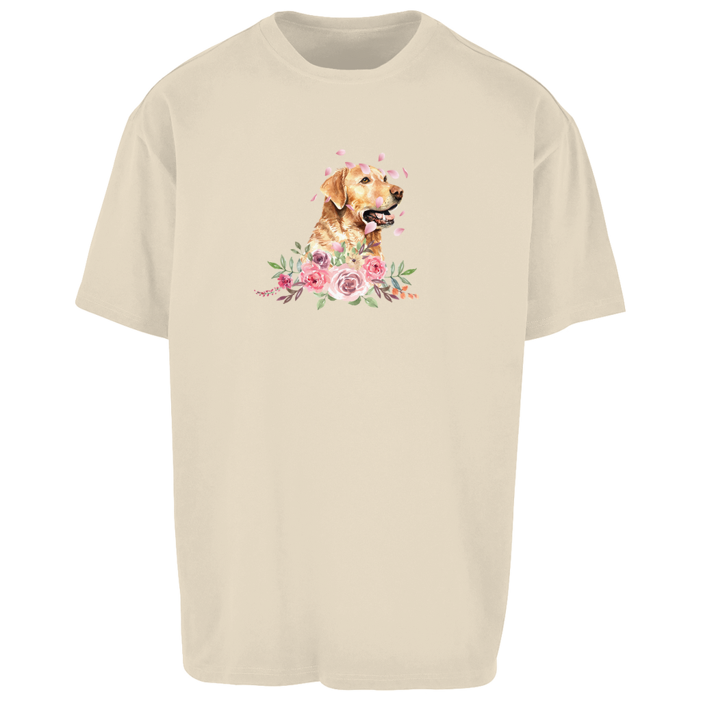 Flower Labrador - Oversize T-Shirt Unisex