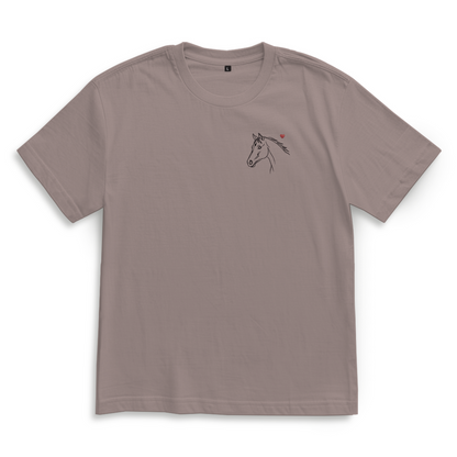 Herzenspferd - Oversize T-Shirt-Unisex