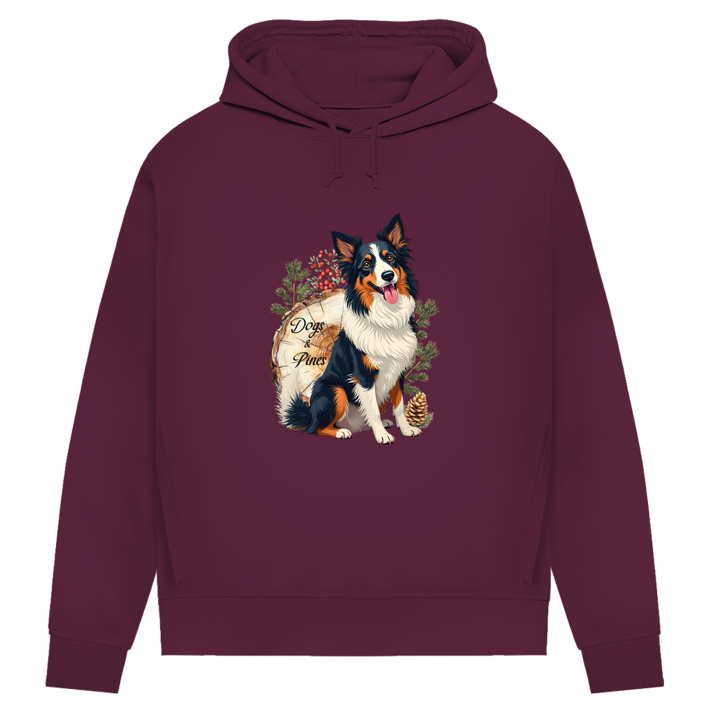 Dogs & Pines- Bio-Hoodie für Damen
