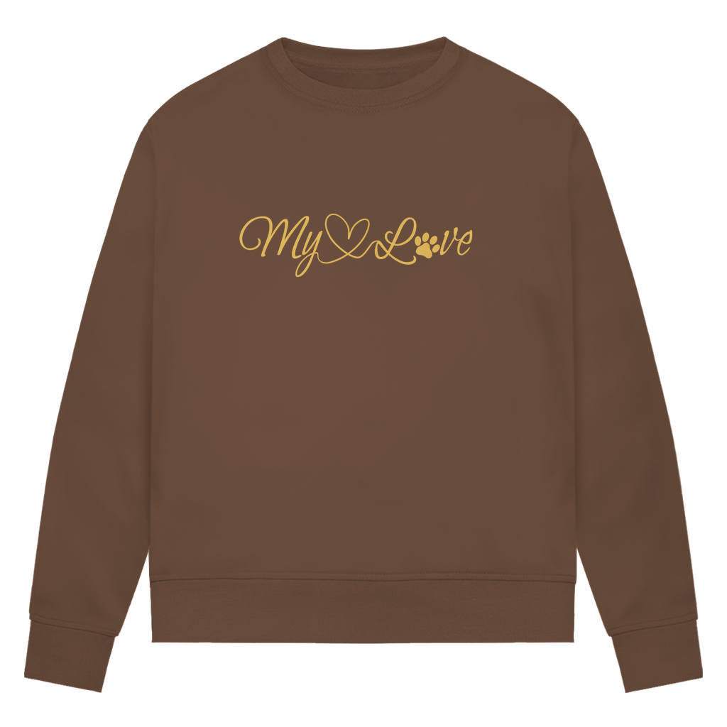 My Love - Bio-Sweatshirt für Damen