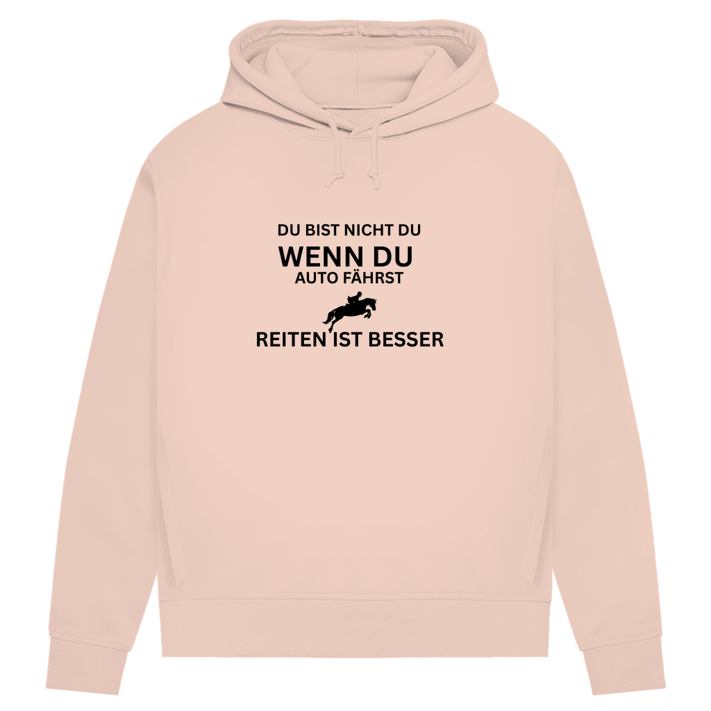 Reiten ist besser - Bio-Hoodie für Damen