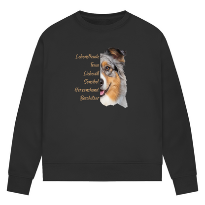 Australian Shepherd - Bio-Sweatshirt für Damen