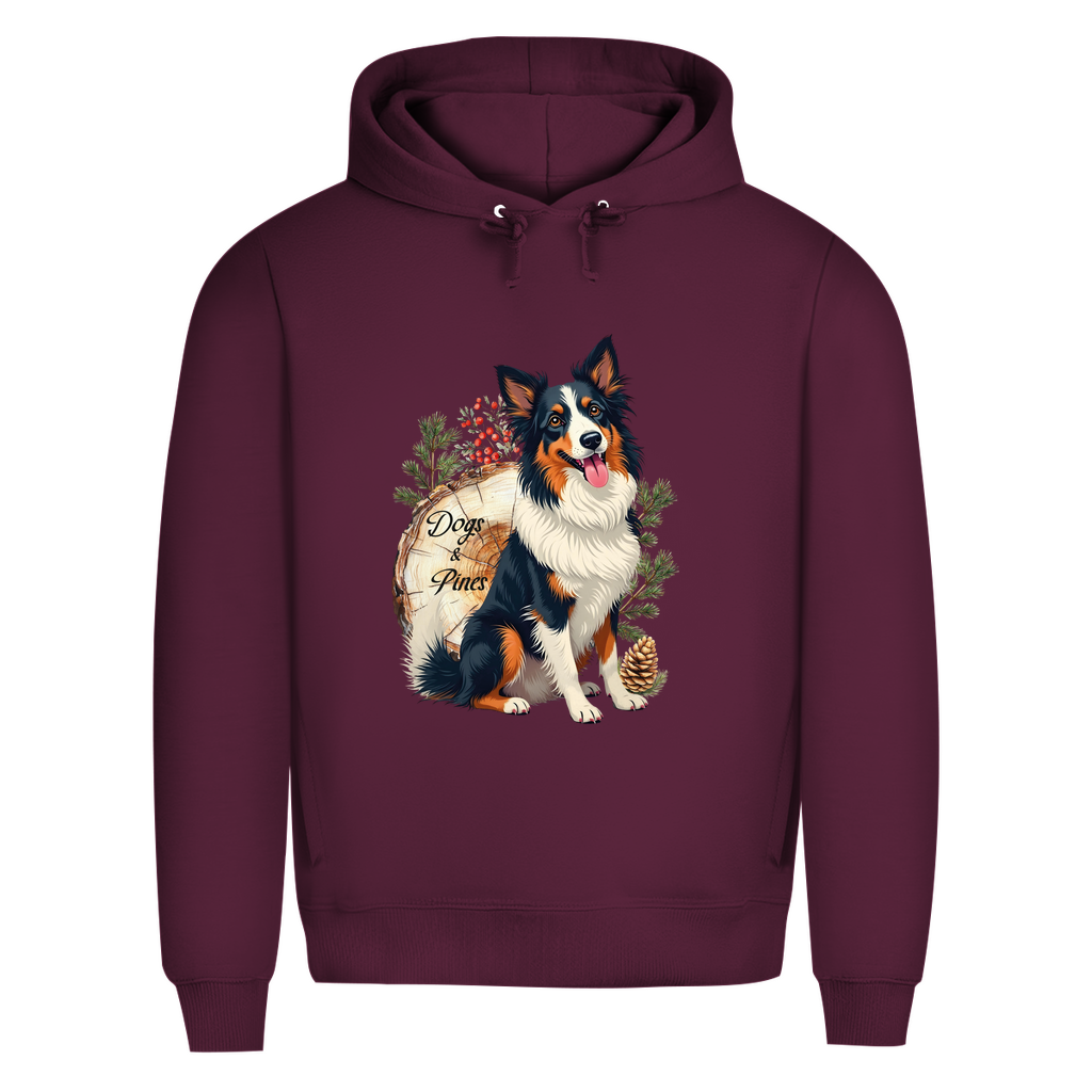 Dogs & Pines - Bio-Hoodie für Herren