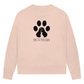 Herz und Pfötchen - Bio-Sweatshirt für Damen