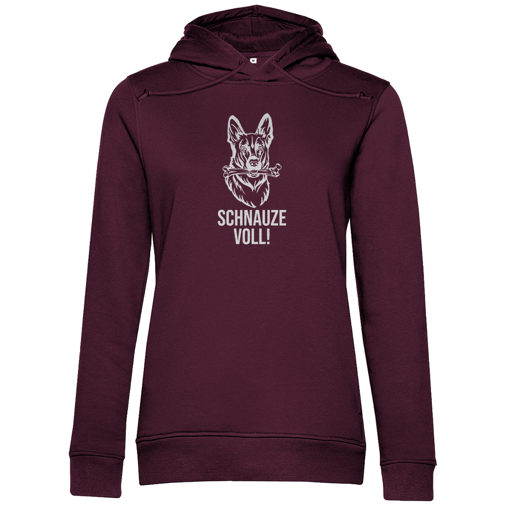 Schnauze Voll - Bio-Hoodie für Damen