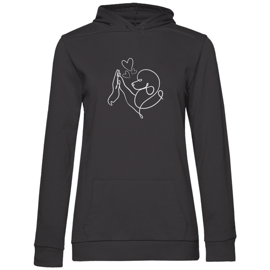 Pudelliebe - Hoodie für Damen