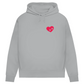Pfötchen im Herz - Bio-Hoodie für Damen