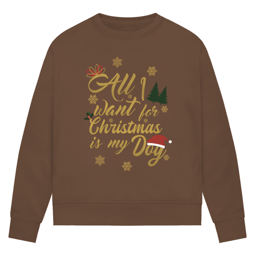 All I want - Bio-Sweatshirt für Damen