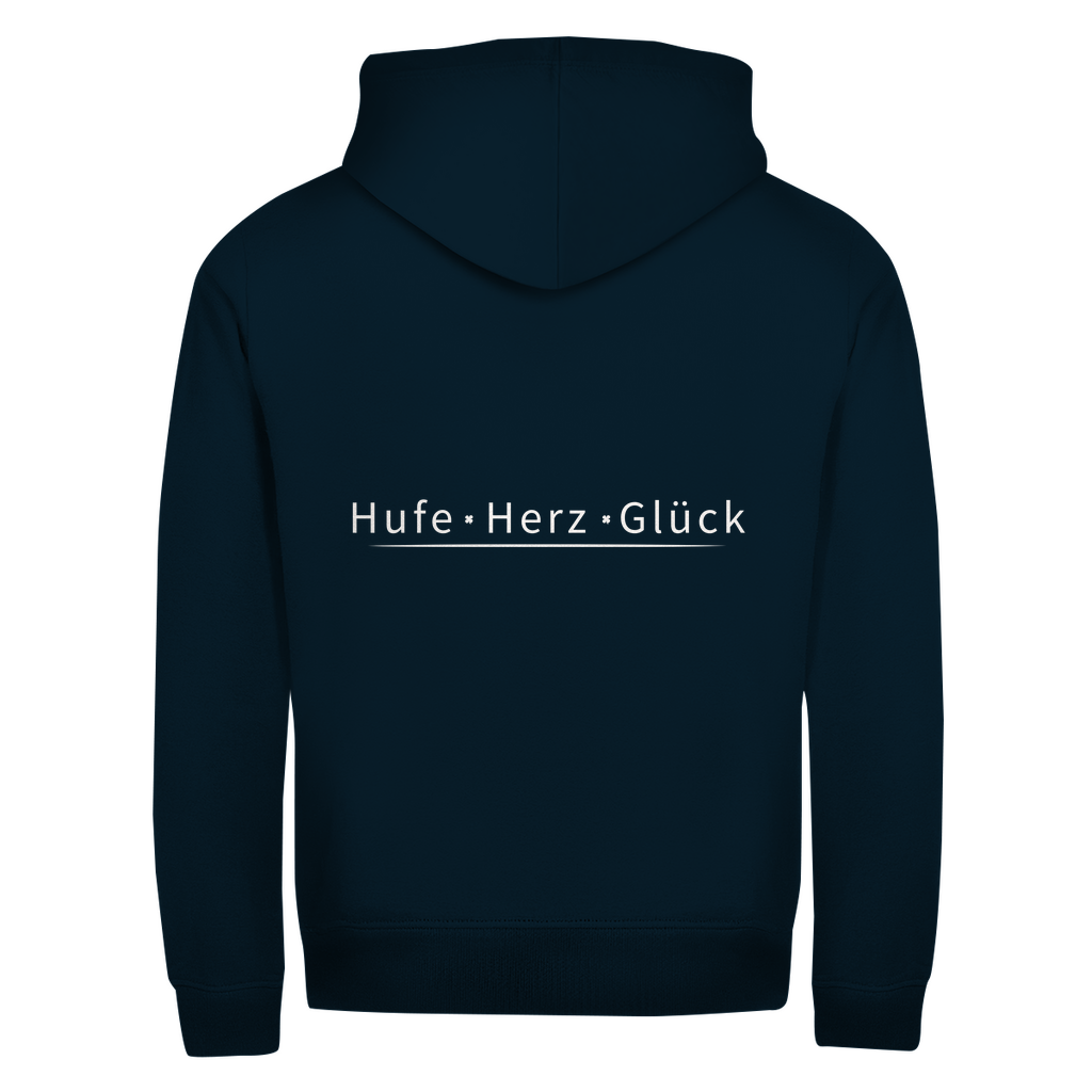 Reiterliebe- Zipper-Hoodie Unisex | Rückendruck