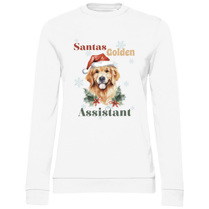 Santas Golden Assistant - Sweatshirt für Damen