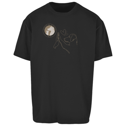 Line Art - Oversize-Shirt für Damen | Strays of Streets
