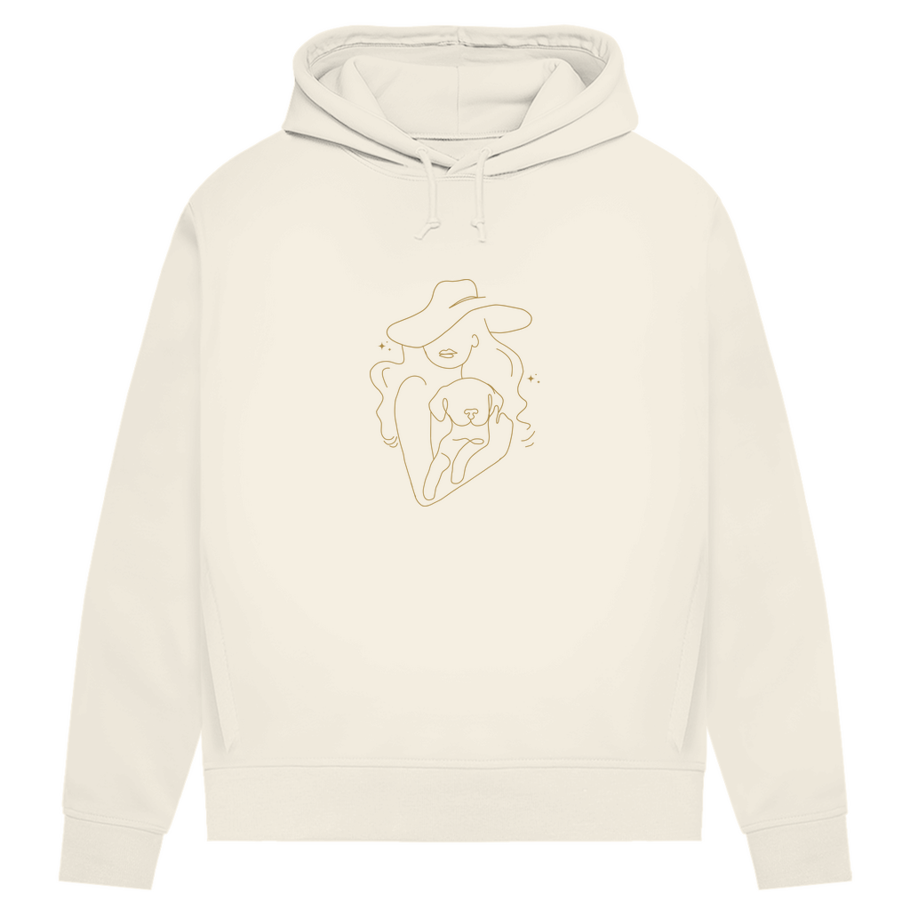 Umarmung - Bio Hoodie für Damen