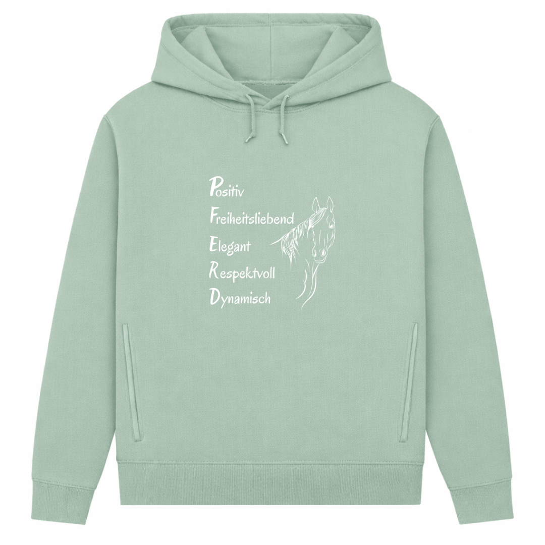 Seelenpferd - Hoodie aus Bio-Baumwolle für Damen