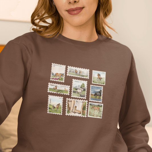 Pferdepost - Bio-Sweatshirt für Damen